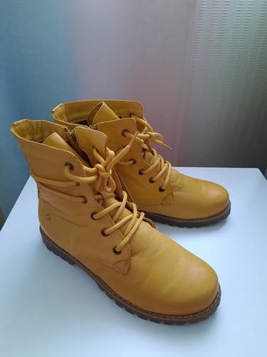 Leder stiefeletten - leder,