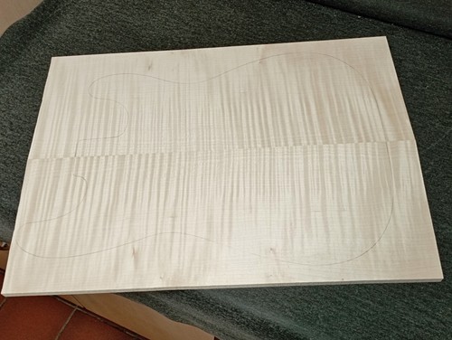 Flamed maple topset - flamed,