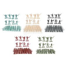 100 Stücke Soldaten Mini Spielzeug Figuren Kleine Plastik Militär Spielfiguren