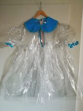 Adult Baby Kleid Transparent Glasklar  Sissy PVC LACK Diaper Plastik L-XL