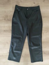# Mango # Kunstleder Hose Gr 40 M L schwarz Leder neuwertig