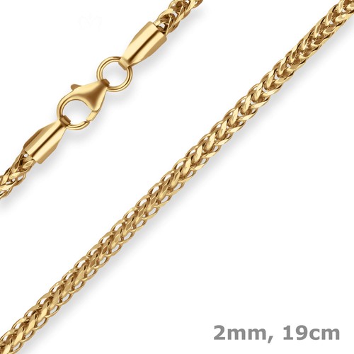 2mm armband zopfkette - 2mm,