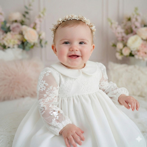 Ecru kleid spitze - ecru,