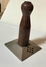 Kegel Pokal mini Holz + Metall