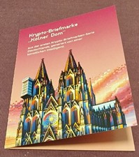 KI-Briefmarke "Kölner Dom", Booklet PINK (nur 2% der limit. Gesamtauflage)