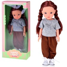 Puppe mit langen Haaren