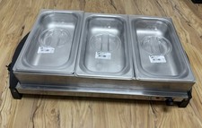 TH Buffetwärmer  ,Speisenwärmer Büffet Warmhalteplatte Edelstahl Gebraucht 