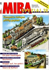 Zeitschrift MIBA SPEZIAL  28 - Kompakte Anlagen pfiffig geplant