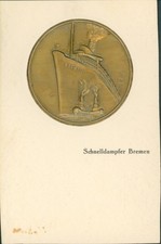 Relief Ak Schnelldampfer Bremen, Norddeutscher Lloyd - 4911805