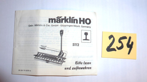 Märklin 5112 anleitung - märklin,