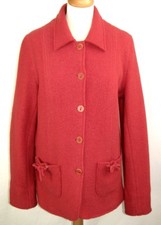 Armor Lux - Jacke M Lang 100% Wolle Rosa Lachs Größe 42 - Sehr Guter Zustand