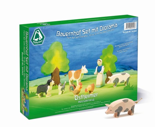 Bauernhof set mit diorama - mit,