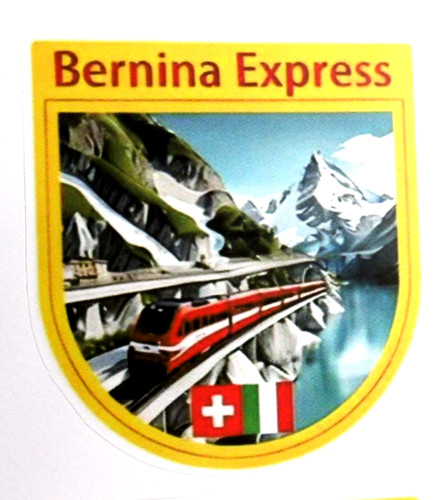 Souvenir aufkleber bernina - souvenir-aufkleber,