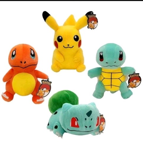 Pokémon plüschfiguren set - pokémon,