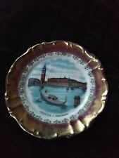 Venedig Panorama Wandteller Sammelteller Souvenir Reise Andenken Porzellan Erbe 