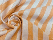 Leinenoptik weiße STREIFEN