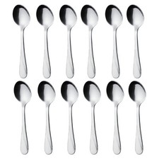 GRÄWE Kaffeelöffel 12 Stück, Edelstahl, Serie Stralsund