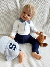 Künstlerpuppe "Flo" von Katja Schneider & Ruth Kunz Junge doll Reborn Baby