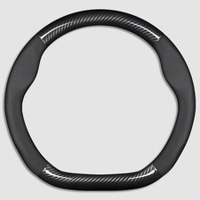 D-Form Lenkradbezug Kohlefaser