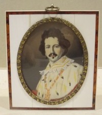 Miniatur Lupen Malerei um 1900