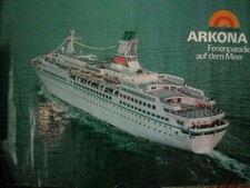 1 altes Poster vom DDR Urlauberschiff " Arkona"