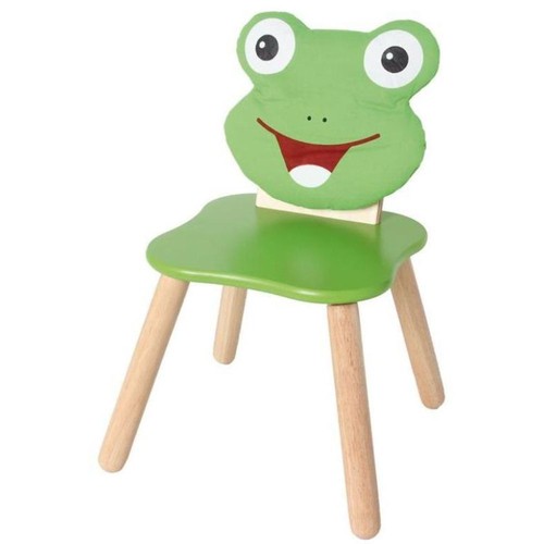Kinderstuhl frosch grün aus - kinderstuhl,