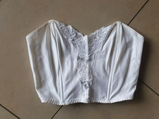 Damen Dessous Corsage Bustier  von " Diella Triumph  " in  Gr.40 in Weiß
