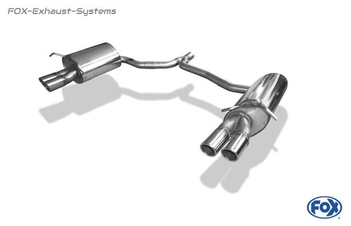 Duplex sportauspuff mercedes - ,