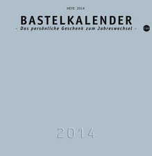 Bastelkalender 2014 silber