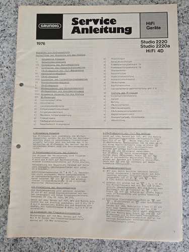 Original grundig service - original,