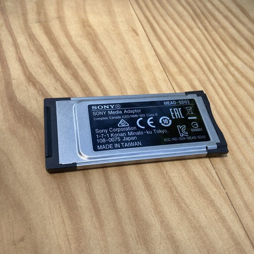 Sony mead sd02 card - sony, mead-sd02