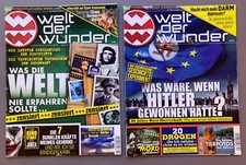 Welt der Wunder Magazin 2x Heft Zeitschrift 11/19 und 12/19 Tierfotos Geheimniss