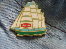 Pin Segelschiff 4 Mast Großsegler Windjammer aus der Lipton Tee Eistee Werbung 