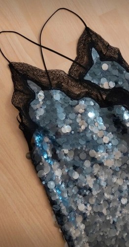 Zara abendkleid glitzer - zara,