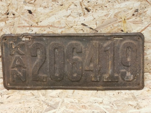 Altes nummernschild usa - altes, kansas