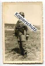 Repro Fallschirmjäger Paratrooper Pistolentasche Stahlhelm Knochensack