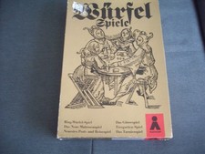 Würfel Spiele 6 historische Würfelspiele PLASTICART DDR  Ostalgie