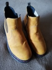 Ungetragene, gefütterte Rieker-Stiefeletten, hellbraun, Gr. 41 