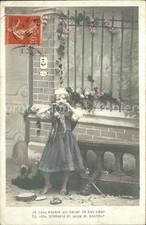 Kinder Child Enfants Mädchen Geige Tamburin Spruch