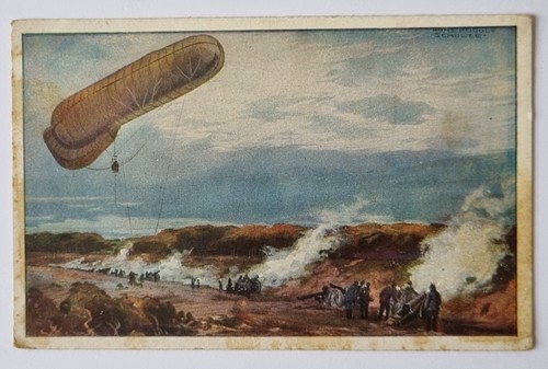 Fesselballon unsere - ak,
