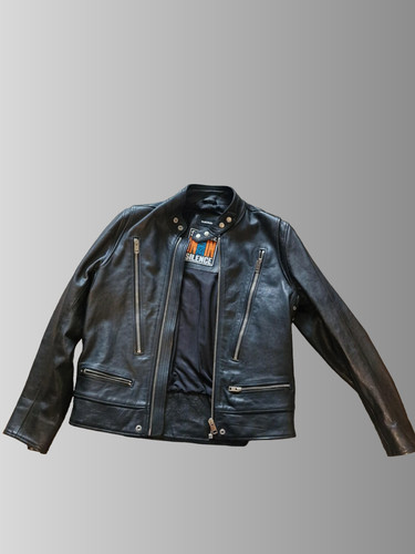 Diesel echtleder bikerjacke - diesel, echtleder-bikerjacke