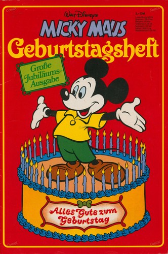 Micky maus geburtstagsheft - micky,