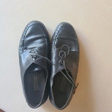 Casa Hamburg Halbschuhe schwarz Gr.39 echt Leder Business