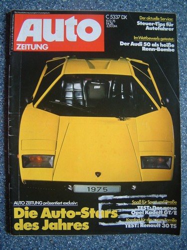 Auto zeitung 1975 opel - zeitung, 26/1975