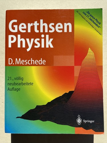 Gerthsen physik von - von, dieter