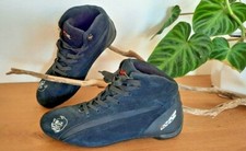 ★ IXS Motorrad Stiefel Schuhe Boots Walk & Ride Wildleder schwarz Gr 39-40 NEU ★