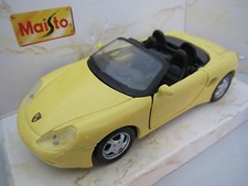 Maisto Porsche Boxster Cabrio, gelb, 1:39, TOP !