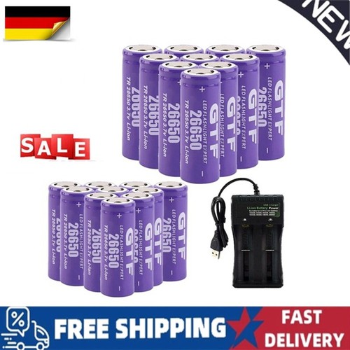 26650 wiederaufladbare - 26650, 3.7v