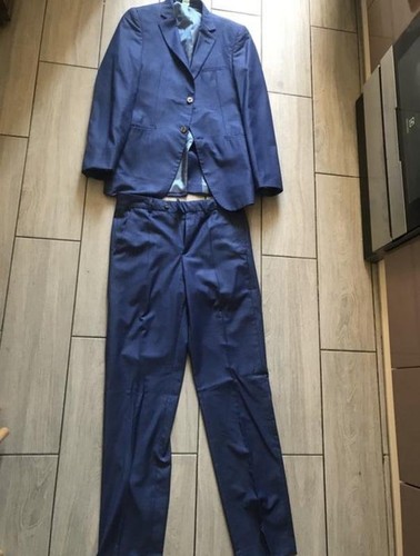 Men hackett suit navy m - 38,