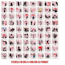 Schablonen Banksy - Motive